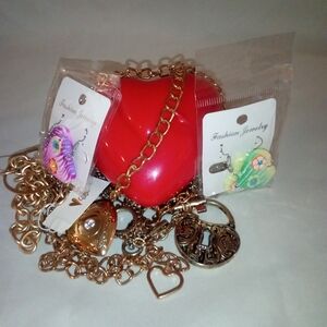 Red Heart Jewelry Bundle